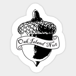 Oak Island Nut Sticker